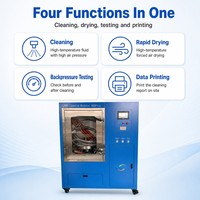 Machine de nettoyage FAP B02Plus – Nettoyeur de filtre à particules diesel avec rinçage à l'eau, purge à l'air et équipement de régénération