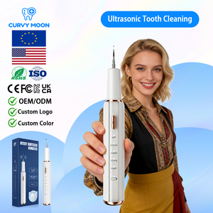 CURVY MOON Productos de Cuidado Personal, Limpiador Dental Eléctrico Sónico, Eliminador de Sarro, Placa y Cálculos Dentales - Product Image 1
