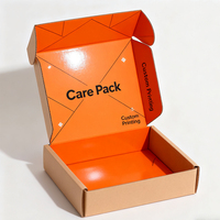 Boîte d'expédition postale personnalisée avec logo, en carton couché, faite à la main, pour vêtements, avec impression sur mesure, pour colis et envois aériens