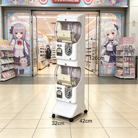 Distributeur automatique de capsules de jouets Gacha à monnayeur, modèle personnalisé Japon, pour œufs surprise