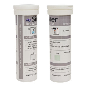 Test <span class=keywords><strong>pH</strong></span> SN-1007 Consommables industriels <span class=keywords><strong>Bandelette</strong></span> de test de <span class=keywords><strong>chlore</strong></span> résiduel Bonne qualité - Product Image 2