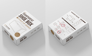 Scatola Porta <span class=keywords><strong>Scarpe</strong></span> Trasparente con Apertura Frontale, Contenitore in Acrilico Magnetico Impilabile per Sneaker, Personalizzabile - Product Image 6