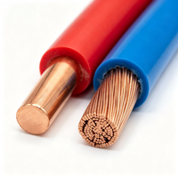 Câble de câblage électrique industriel flexible en cuivre pur, ignifuge, PVC BVR Classe 5, 1,5/2,5/4/6 mm, multibrins