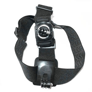 KAMPHO Bandeau rotatif à 360 degrés avec deux sangles de tête pouvant accueillir deux casques de caméra pour <span class=keywords><strong>Gopro</strong></span> <span class=keywords><strong>Hero8</strong></span>/7/6/5 - Product Image 1