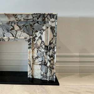 Produzione Cinese di Caminetti in Marmo Naturale, Design di Mobili in Pietra Calacatta, Design Popolare di Cornici per Caminetti - Product Image 2