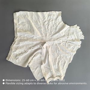 Paños de Limpieza de Algodón 100% de Grado A, Suaves al Tacto, Paños de Felpa Blancos de Alta Calidad para Limpieza - Product Image 3