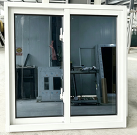Fenêtre coulissante horizontale en alliage d'aluminium, verre trempé réfléchissant Low-E, insonorisée, économie d'énergie, extérieur, cuisine, sous-sol