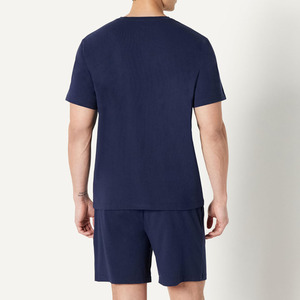 Conjunto de Camiseta y Pantalones Cortos de Moda Urbana, Corte Regular, Manga Corta con Pantalones Cortos a Juego, Conjunto de Dos Piezas para Hombre, Verano - Product Image 6
