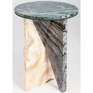 Modern Style round nesting coffee table nesting marble coffee table side table