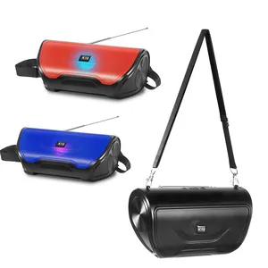 K18 Wireless Speakers RGB LED Light FM radio Speakers Simple USB TF card Line in Big Sound Portable BT Speakers