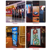 Écran d'affichage numérique LED publicitaire haute luminosité de taille personnalisée, affichage LED avec contrôle sans fil Wifi 4G
