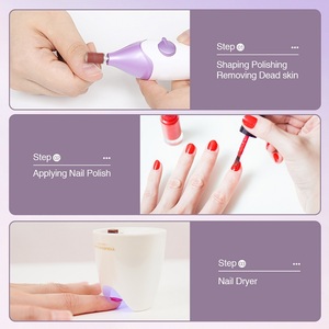 Touchbeauty 5 Trong 1 Điện Làm Móng Tay Và Móng Chân Thiết Lập Nhà Sử Dụng Máy Khoan Móng Tay Với Được Xây Dựng Trong UV Nail Đèn - Product Image 4