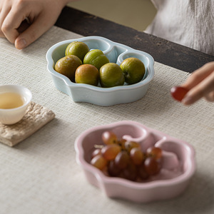 <b>Ceramic</b> Fruit Platter Irregular Shape Porcelain Tea Room Dessert <b>Plate</b> Wedding Occasion - Product Image 1