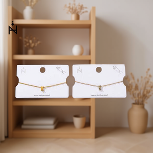 Collana con Ciondolo Zyv K in Acciaio Inossidabile, Catena Placcata Oro Minimalista, Gioiello Quotidiano da Donna, Idea Regalo - Product Image 5