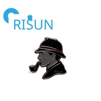 En gros, Pin's et broches en métal émaillé personnalisés sur le thème des détectives, des criminels, des espions, des agences de détection, des livres et des souvenirs pour les amateurs de mystère