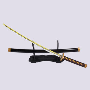 Alta calidad Yellow Blade Demon Slayer <span class=keywords><strong>Kaigaku</strong></span> Kidults juego de rol juguete Katana espadas para juego de Cosplay - Product Image 4