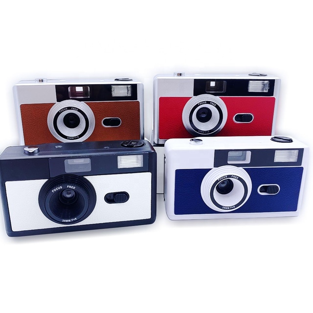 Factory Vintage Point Shoot Film Camera Full Frame Half Frame Custom 35mm Flash Reusable Film Camera