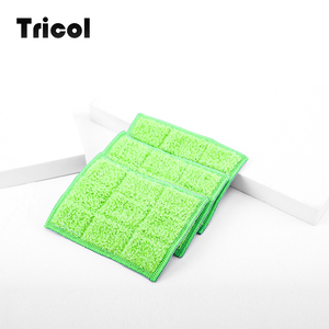 Éponge de cuisine double fonction avec face en microfibre douce et surface abrasive, tampon de nettoyage réutilisable anti-rayures à séchage rapide - Product Image 1