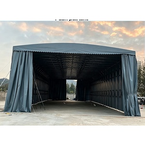 Abri rétractable pliable mobile en PVC robuste résistant aux UV, auvent rétractable, tente d'entrepôt - Product Image 6