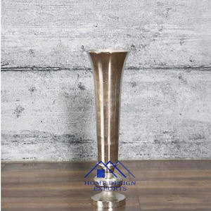 Trompette Pots De Fleurs Vase pour La Maison Hôtels et RestaurantsUrnes En Aluminium En Métal De Haute Qualité Jardinières Vases À Fleurs Meilleur Vendeur - Product Image 1