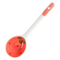 Cuillère à soupe en céramique fraise créative, style Japandi, pour la maison, le restaurant, les mariages, les fêtes, vaisselle, cuillère à dessert en porcelaine mignonne
