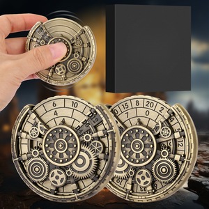 EDC <b>Metal</b> Fidget Reducing Stress Relief Toy Decompression Gyroscope for Children Rotating Top and <b>Roller</b> - Product Image 2