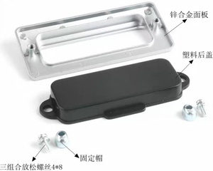 LS010 Furniture Handle Durable Zinc Alloy Material LS122 Suitable for Drawer Hidden <strong>Door</strong> Cabinet <strong>Black</strong> Pull Handle <strong>Door</strong> Locks - Product Image 6