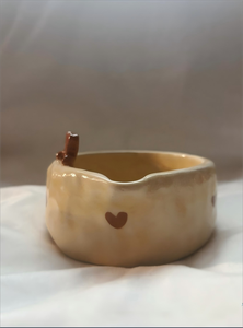 Tazón de Matcha con Diseño de Oso Adorable, Chawan Estético, Cerámica Hecha a Mano - Product Image 3