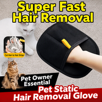 Éliminateur de poils de chat et de chien portable et écologique, grattoir à poils d'animaux manuel, 100% coton, outil de toilettage réutilisable pour un usage domestique