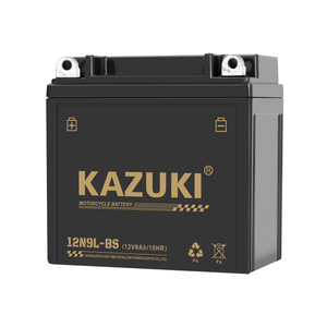 12N9L-BS Nouvelle batterie au plomb-acide pour moto <span class=keywords><strong>KAZUKI</strong></span> 12V 9AH 1,6 kg - Product Image 1