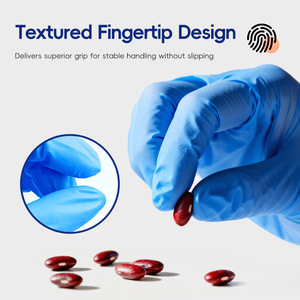 Jinke Nitrile Gloves Food Grade Thickened Waterproof Oil Proof Disposable Work Gloves Home Use Full Texture Smooth Non-Sterile - Product Image 3
