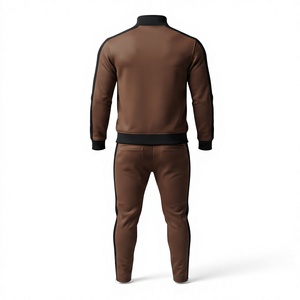 Men Solid Front <b>Sherpa</b> <b>Fleece</b> 370g Zip-Up Turn-down Collar Loose Fit Windproof Polyester Track Jacket for Autumn - Product Image 4