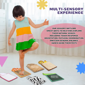 Juguetes Educativos Preescolares, Baldosas de Reconocimiento de Animales, Equipo de Juego Táctil, Almohadillas Texturizadas, Tapetes Sensoriales de Fieltro para Niños Autistas - Product Image 3