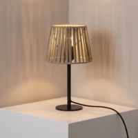 Lampe de table moderne en corde tressée à prix de gros pour la maison, l'hôtel, la chambre à coucher, lampe de chevet E27/E26, lampe de bureau