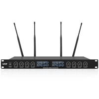 XTUGA YT8 Prix d'Usine Microphone Vocal Dynamique Sans Fil UHF 8 Canaux Micro Karaoké Sans Fil pour Réunion