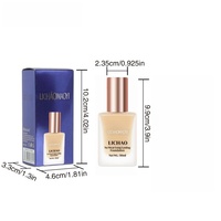 Pelembap Pemutih Ringan Alami dari Pabrik, Concealer Foundation Tahan Lama, Tahan Air, Tahan Keringat, Alas Bedak Cair BB