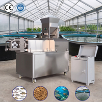 Solution tout-en-un LX-S-75 Machine à granulés d'aliments pour poissons en acier inoxydable pour aliments flottants, extrudeuse de nourriture pour poissons