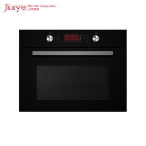 Four à micro-ondes encastrable haut de gamme 44L avec grill, panneau en verre trempé noir, design élégant pour villa et cuisine haut de gamme. Compa - Product Image 2