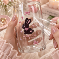 Autocollants de transfert UV DTF personnalisés, imperméables, avec logo en relief 3D, étiquettes en vinyle transparent pour bouteilles, gobelets, verre, plastique