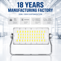 Projecteurs LED modulaires industriels 150W 180W pour tunnel, parking, usine, entrepôt