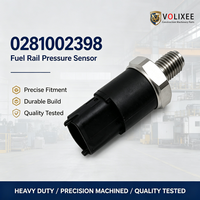 Capteur de pression de carburant Common Rail 0281002398 pour excavatrice Volvo EC, émetteur haute pression diesel Bosch
