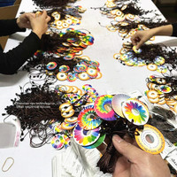 Lunettes 3D RP Shutter pour photographie, lentille à grille de diffraction, lentille circulaire, écran virtuel en papier, taille <50 pouces