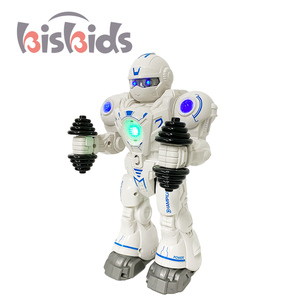 Meilleure vente athlètes robot éclairage avec musique légère sport actions éducatif tige robot jouets cadeau pour les enfants - Product Image 1