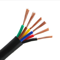 OEM-Fabrik H05VV-F RVV Mehradriges 1,5mm 2,5mm Flexibles Kupferkabel mit Robuster PVC-Ummantelung