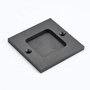 आधुनिक डिजाइन काले स्लाइडिंग नाई दरवाजा हार्डवेयर पॉकेट डोर हैंडल के साथ - Product Image 2