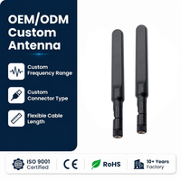 Router Inalámbrico 4G LTE con Antena WiFi, Conector Roscado, 5dBi de Alta Ganancia, Antena Plegable de Goma para Módem Gateway, OEM Personalizado