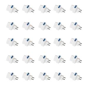 Adattatore Triplo Schuko 16A con Due Prese Bipolari 10A/16A e Una Presa Universale Schuko 10/16A - Product Image 1