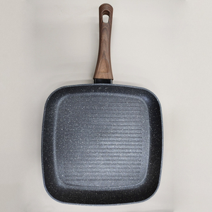 Non Stick Aluminum square Granite <strong>Fry</strong> <strong>Pan</strong> Nonstick square Beef Steak <strong>Grill</strong> <strong>Pan</strong> Outdoor Camp <strong>Grill</strong> <strong>Pan</strong> - Product Image 3