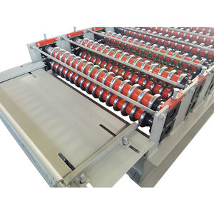 Dachplattenmaschine Verzinkter Stahl Zink-Metallprofil Wellblech-Herstellungsmaschine für Dachplatten-Rollformung - Product Image 3