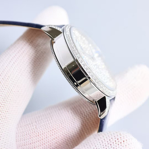 Reloj de Mujer con Esfera de Diamantes, Caja Plateada, Mecánico, Fase Lunar, Reserva de Energía, Nuevo 2026, Elegante e Impermeable - Product Image 4
